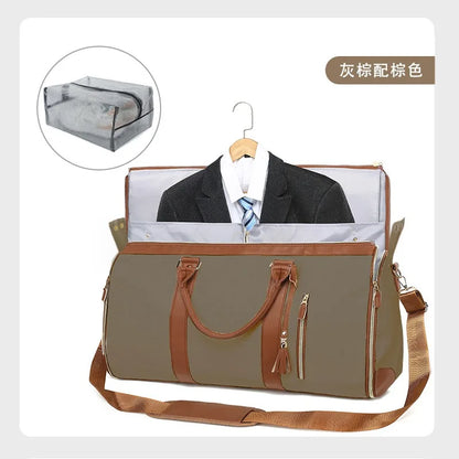 Storage luggage bag, suit travel storage bag, men's suit travel bag, hand-held folding bag, fitness bag, storage bag