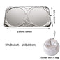 Car Windshield Cover Front Window Sun Visor Interior Protection Screen Shield Blocker Foldable Reflector