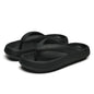 Men'S Platform Flip Flops Summer Soft Sole Eva Slippers For Men Outdoor Casual Beach Shoes Home Non-Slip Bathroom Slides Shoes