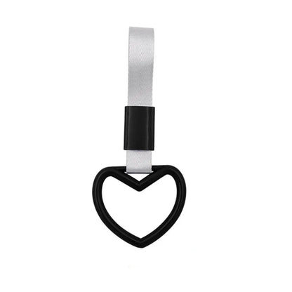 JDM Tsurikawa Heart Ring Car Tow Belt Train Bus Handle Hand Strap Drift Charm Strap Drift Auto Accessories Car Styling Bradn New