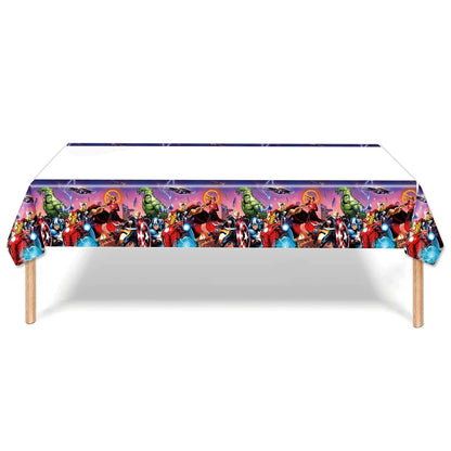Tablecloth Decorations Spiderman Birthday Party Supplies Spiderman Theme Disposable Table Cover Kid Birthday Party Supplies Baby