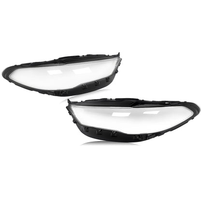 SAIQINGSP Clear Fit For Ford Fusion 2017-2018 Headlight Cover Left+Right Car Accessories Tools