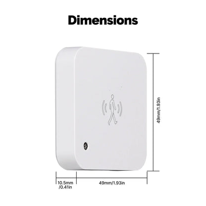 MOES Tuya WiFi/ZigBee Smart Human Presence Sensor Motion Motionless Detection Light Luminance Sensor Wired, App Notification