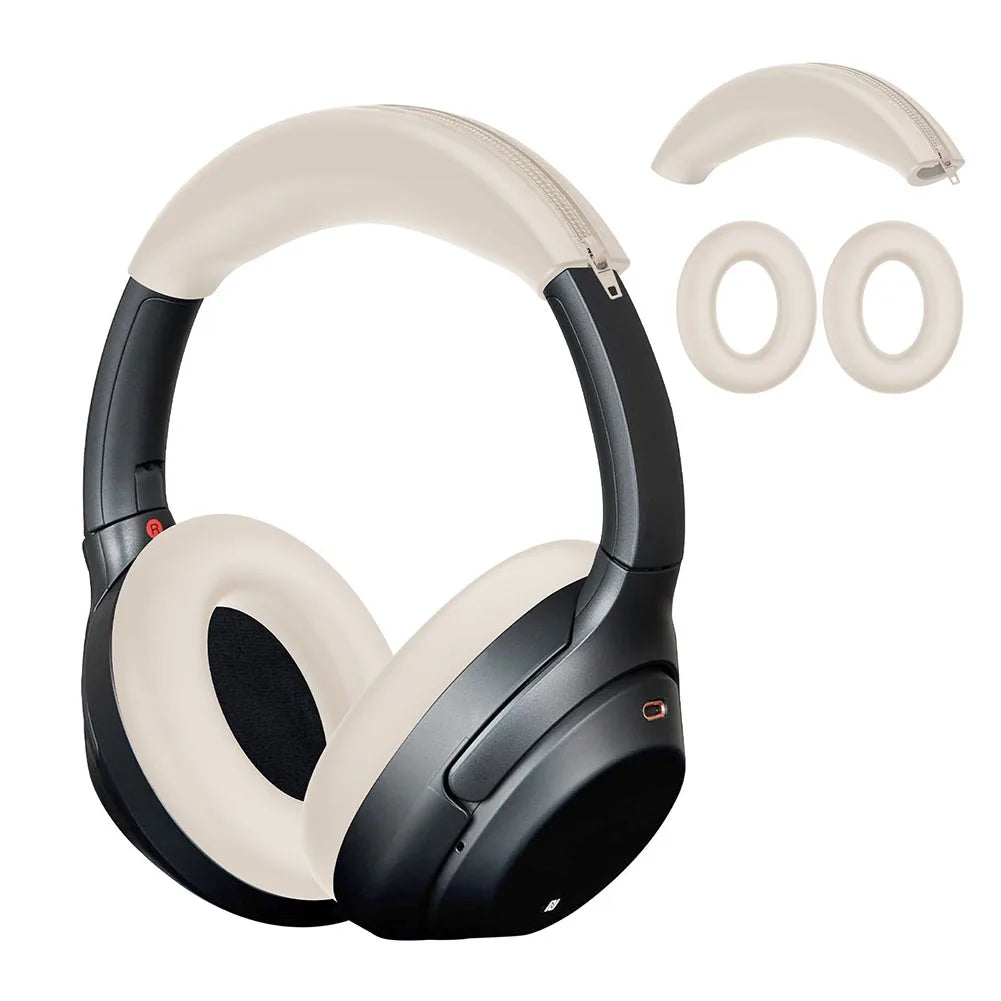 Replacement Silicone Ear Pads Cushion Cover Headphone Headsets EarPads Protective Case for Sony ULT WEAR WH-ULT900N WH-1000XM4