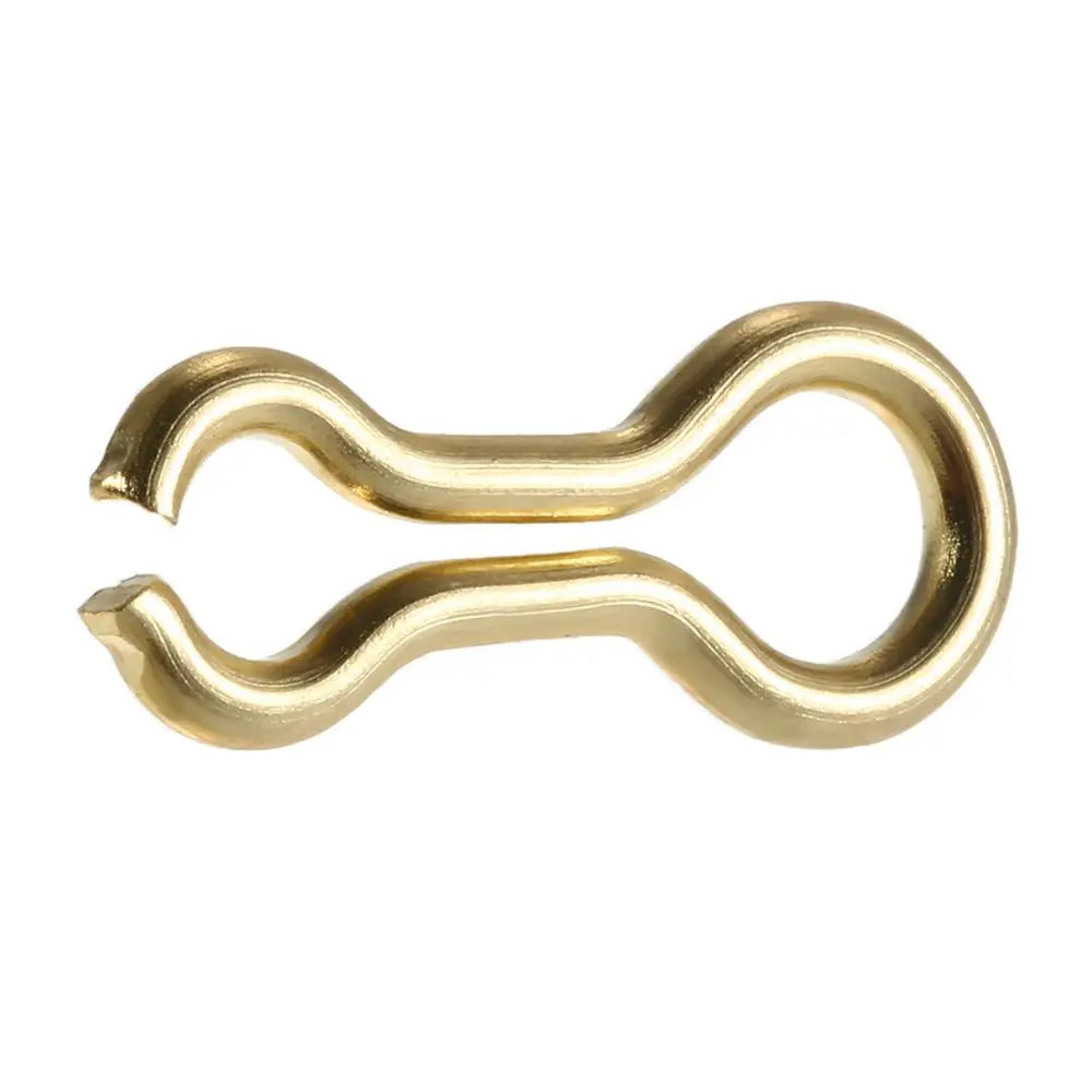 100pcs Fishing Snaps Connector Accessories Fishing Swivels Fast Link Mould Lead Loop Inserts Sinker Eyes Clip Tackle