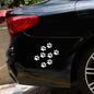 Car Sticker And Decals Paw 3D Animal Dog Cat Bear Foot Prints Footprint Decal Car Sticker Green Red Black White Pink Yellow Blue