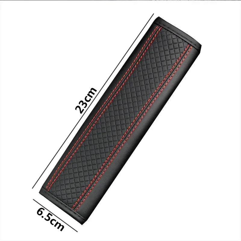 Pu Leather Car Seat Belt Safety Belt Shoulder Cover Breathable Protection Seat Belt Padding Pad