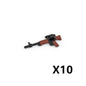 WW2 German Weapon Building Block 98K Two-color Gun US M1911 Soviet RPG Military Soldier Figure Accessories Rifle Pistol Toy C349