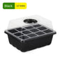6/12Grids Seed Starter Tray with Ventilation Hole Seeds Growing Cultivation Planting Box Mini Greenhouse Plant Starter Kit