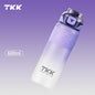 TKK 600/850/1000ml Sports Watter Bottle Tritan BPA-free Portable Leak-proof Plastic Drinkware Outdoor Fitness Gradie Kettle