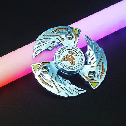 Colorful EDC Fidget Spinner Robot Mecha Transforming Hand Spinner ADHD Finger Spinners for Adult Stress Relief Fidget Toys