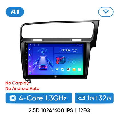 Ainavi Car Radio For Volkswagen VW Golf 7 MK7 RHD 2012 2013 2015 2017 2019 2021 Carplay Android Auto Car Multimedia Player 2 Din