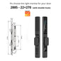 TUYA WIFI Waterproof Smart Door Lock Fingerprint APP Password RFID Card Keyless Digital Electronic Lock Aluminum/Glass Sliding