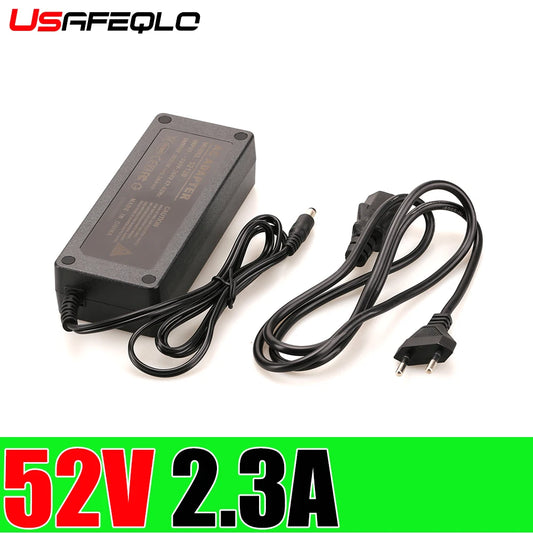 DC 52V 2.3A 47-63Hz POE Power Supply Adapter 48-52 Volt For CCTV Security Surveillance 4CH/8CH POE NVR 5.5-2.5mm DC