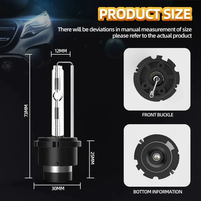 2Pcs D2S HID Xenon Bulb Car Headlight 35W 55W 3000K 4300K 6000K 12000K Auto Headlamp Replacement Light DC12V