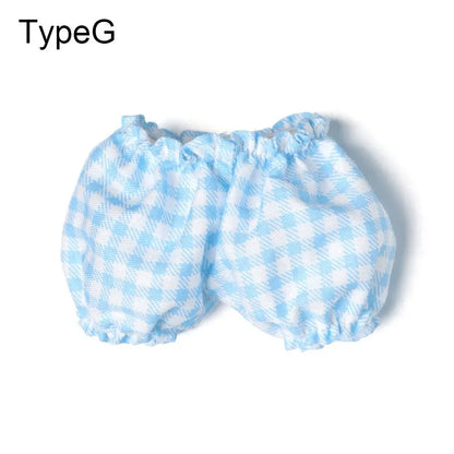 1PC Doll Shirt Pants For 20 cm Doll Clothes Black White Cute Mini Doll Clothes Dress Up Game Toys Doll Accessories Kids Gift