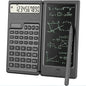 The scientific calculator and notepad desk three-in-one folding function calculator supports solar energy and button batteries