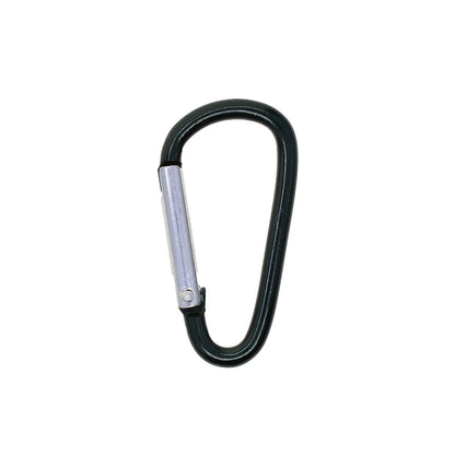 50/100pcs Buckles Aluminum Carabiner Spring Belt Clip Key Chain 4.6x2.5cm For Outdoor Activity Camping Fishing Hiking Travel