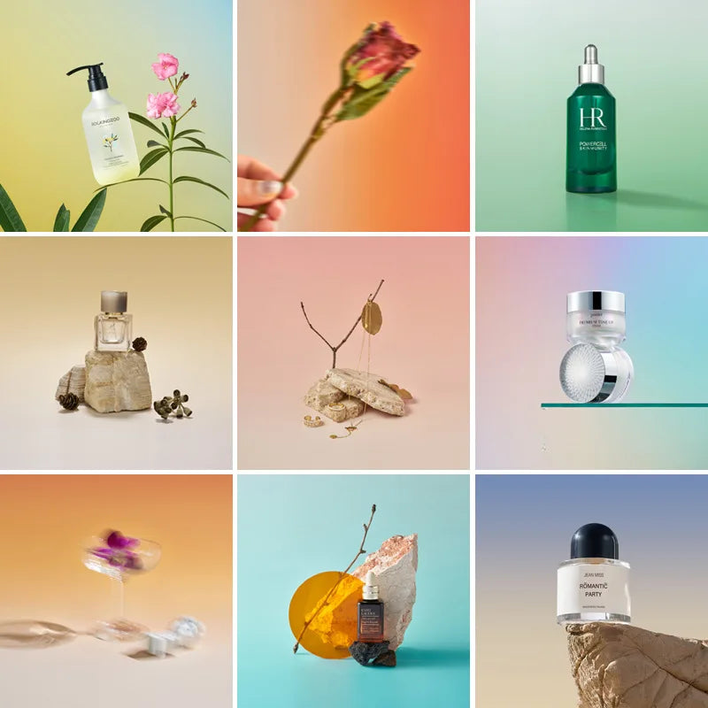 Gradient Color Photography Backdrops 57*87CM 2 Sided Photo Backgrounds Wallpaper Studio Waterproof Products Photographic Props