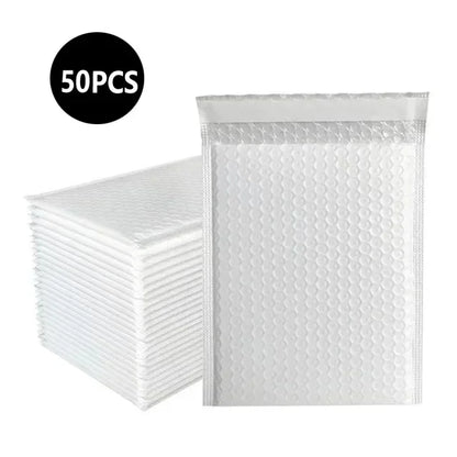 50pcs Delivery Package Packaging Pink Small Business Supplies Envelopes Shipping Packages Bubble Envelope Packing Bag Mailer