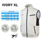 New Cooling Vest Ice Fan Vest Heat Resistant Air Conditioner Clothes Cooling Fan Vest for Summer Camping Fishing Vest Hiking