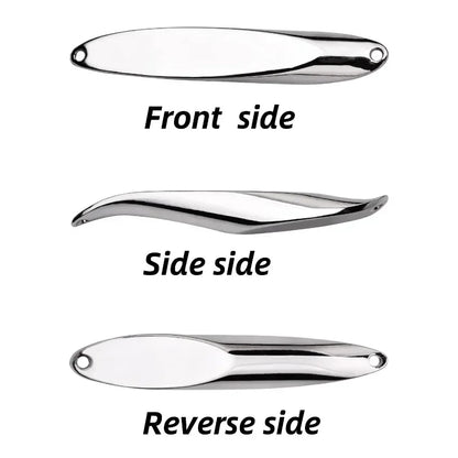 1PC Spinner Spoon Metal Lures 5g 10g 15g 20g 25g 30g 40g 60g 90g Treble Hook Artificial Bait for Bass Trout Pesca Fishing Tackle