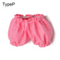 1PC Doll Shirt Pants For 20 cm Doll Clothes Black White Cute Mini Doll Clothes Dress Up Game Toys Doll Accessories Kids Gift