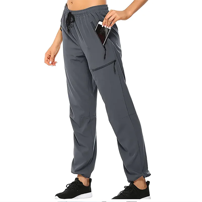LNGXO Men Women Cargo Pants Camping Hiking Climbing Waterproof Pants Outdoor Sport Quick Dry Anti-UV Lightweight Trousers Unisex