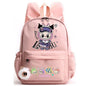 lububu Girls School Backpack Kawaii Children Backpack Cartoon Schoolbag Cute Girls School Supplies Travel Rabbit Ears Mochila