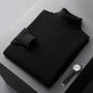Autumn and winter new 100% merino cashmere sweater men's knitted pullover padded warm neck fashion loose plus size coat