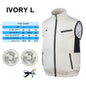 New Cooling Vest Ice Fan Vest Heat Resistant Air Conditioner Clothes Cooling Fan Vest for Summer Camping Fishing Vest Hiking