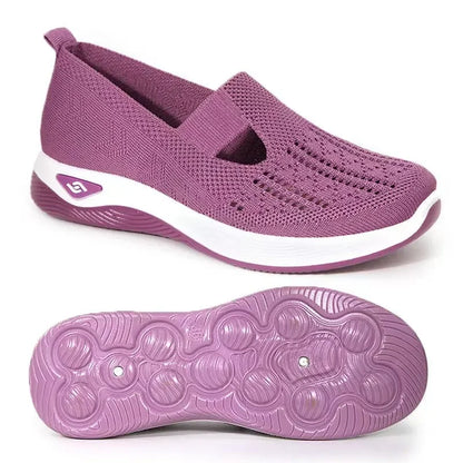 Orthopedic Shoes for Women Walking Shoes Slip On Arch Support Memory Foam Breathable Sneakers Summer Comfortable Casual Trainers