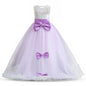 Teen Wedding Party Trumpet / Mermaid Long Dresses for Girl Red Christmas Formal Evening Gown Pageant Ceremony Children's Dress