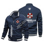 2024New Men's Thin Baseball Jacket Locomotive with Umbrella Corporation Logo For Four Seasons New Fashion