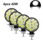 NLpearl 42W 48W Mini LED Work Light 12V 24V LED Light Bar Off Road Spotlight for Jeep Truck 4X4 Car SUV ATV Barra LED Headlights