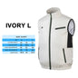 New Cooling Vest Ice Fan Vest Heat Resistant Air Conditioner Clothes Cooling Fan Vest for Summer Camping Fishing Vest Hiking
