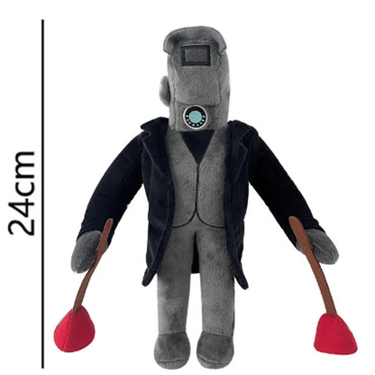 68style Skibidi Toilet Plush Stuffed Doll Toys Collectible Gifts for Kids Fans Adults Birthday Bosses Funny Anime Game F