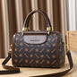 2024 New Fashion Boston Women's Bags Large Capacity Luxury Designer Handbag Quality Leather Single Shoulder Crossbody Bag women