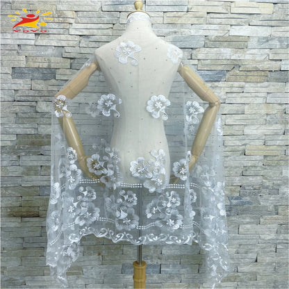 2022 African Islamic  Women's Headscarf Muslim Scarf Fashion Pashmina Soft Tulle Embroidered Hijab Shawl Soft Wrap 200*100CM