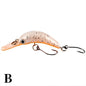 5.2cm/2.6g Micro Rice Worm Slow-sinking Plastic Fake Bait Artificial Hard Bait Bionic Lure Trout Pike Bass Fishing Accessories
