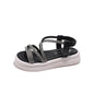 Girls Sandals Summer Luxury Rhinestone Strap Children Causal Beach Shoes Fashion Thick Bottom Kids Princess Sandals Versatile