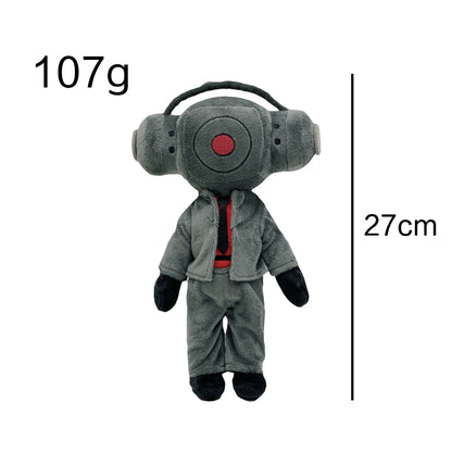 68style Skibidi Toilet Plush Stuffed Doll Toys Collectible Gifts for Kids Fans Adults Birthday Bosses Funny Anime Game F