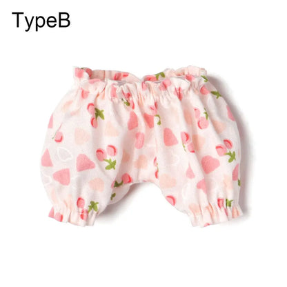 1PC Doll Shirt Pants For 20 cm Doll Clothes Black White Cute Mini Doll Clothes Dress Up Game Toys Doll Accessories Kids Gift