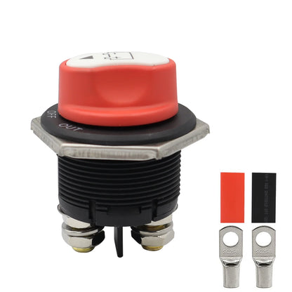 50A 100A 200A Battery Isolator Selector Switch for Boat, Battery Master Disconnect Switch Power Cut/Shut Off Kill Switch 12-48V