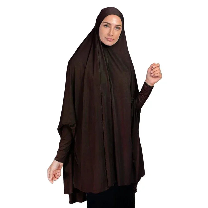 Women Muslim Khimar Abaya Long Hijab  Burqa Head Scarf Islamic Prayer Garment Overhead Turban Hijab Shawls Wraps Ramadan