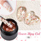 BOZLIN 5ML Color Solid Nail Gel Colorful Painting Nail Art Varnish Semi Permanent Solid Polish UV Nail Gel Top Coat Manicure