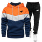 2025 Men's Autumn/Winter Fashion hooded Sweatshirt, fashionable quality, outdoor jogging, fitness, sports and casual set