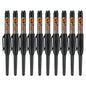 10PCS 45mm Tip Waterproof Long Head Marker Pen Quick-Dry Ink for Woodworking Construction, Deep Hole Non-Toxic Black Red Blue