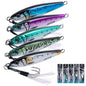 Goture 30g 40g 60g 80g 100g 150g Metal Jigs Lures 3D Large Sea Fishing Lure Sinking Jigging Lure Saltwater Boat Artificial Bait