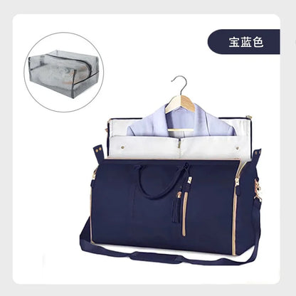 Storage luggage bag, suit travel storage bag, men's suit travel bag, hand-held folding bag, fitness bag, storage bag